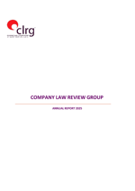 Company Law Review Group Annual Report 2025